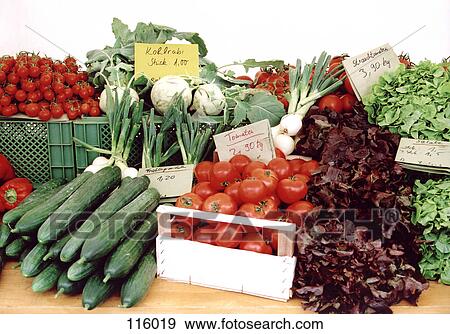 Stock Photo - Vegetable market. Fotosearch