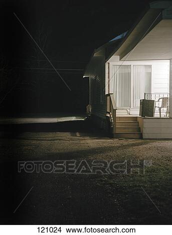 Porch at night View Large Photo Image Picture - Porch at night. Fotosearch