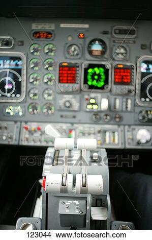 Airplane cockpit View Large Photo Image Picture - Airplane cockpit. Fotosearch