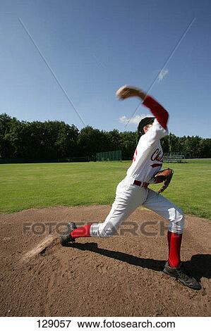 Baseball pitcher in motion View Large Photo Image Stock Photo - Baseball pitcher in motion. Fotosearch
