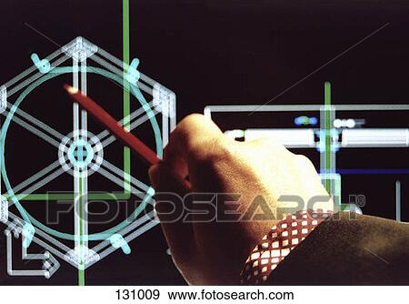 Hand pointing to a diagram with a pencil View Large Photo Image Stock Photo - Hand pointing to a diagram with a pencil. Fotosearch