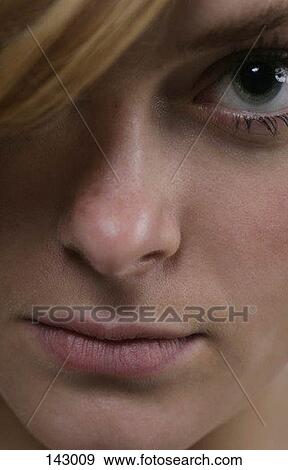 A woman's face View Large Photo Image Stock Photo - A woman's face. Fotosearch