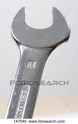 Stock Photography - Front view of a wrench. Fotosearch