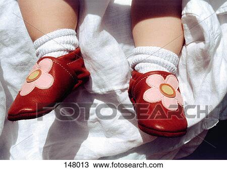 Legs of an infant wearing red shoes View Large Photo Image Stock Image - Legs of an infant wearing red shoes. Fotosearch