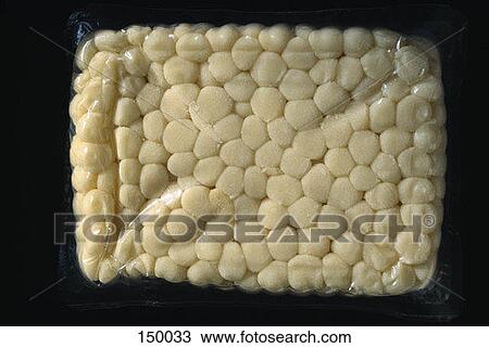 Stock Image - Food item packed in plastic. Fotosearch