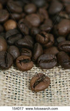 Stock Photo - Group of coffee beans. Fotosearch