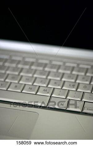 Stock Photo - A laptop keyboard. Fotosearch