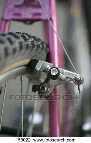 Close up of a bicycle brake View Large Photo Image Stock Image - Close up of a bicycle brake. Fotosearch