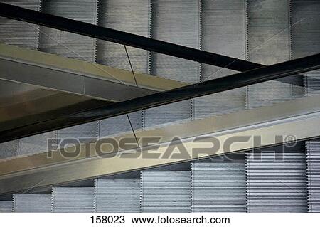 High angle view of escalators View Large Photo Image Stock Image - High angle view of escalators. Fotosearch