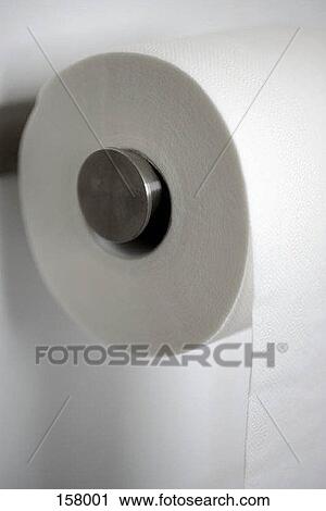 Roll of toilet paper View Large Photo Image Stock Image - Roll of toilet paper. Fotosearch