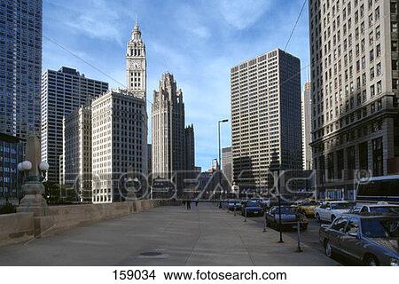 Downtown Chicago, USA View Large Photo Image Picture - Downtown Chicago, USA. Fotosearch