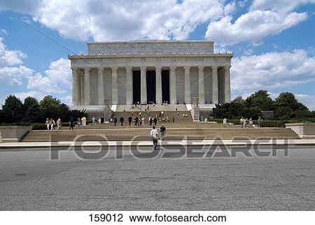Stock Image - USA, Washington D. C., Lincoln memorial. Fotosearch
