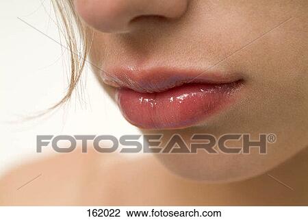 Close up of female lips View Large Photo Image Stock Image - Close up of female lips. Fotosearch