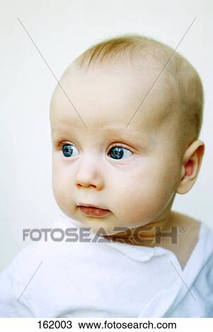 Portrait of a baby View Large Photo Image Stock Image - Portrait of a baby. Fotosearch