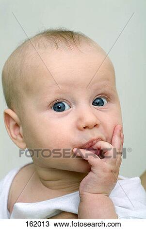 Portrait of a baby View Large Photo Image Stock Image - Portrait of a baby. Fotosearch