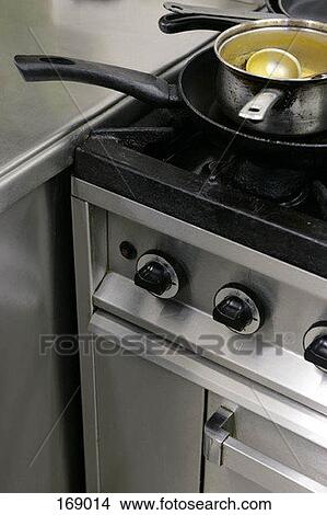High angle view of an industrial stove View Large Photo Image Picture - High angle view of an industrial stove. Fotosearch