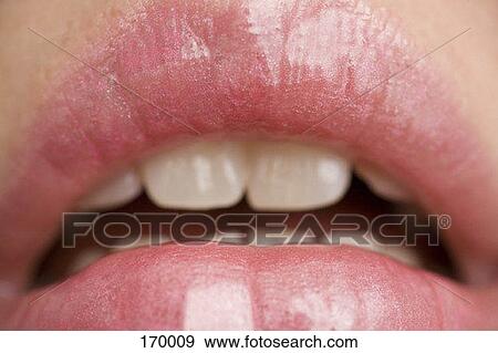 A woman's lips View Large Photo Image Stock Photo - A woman's lips. Fotosearch