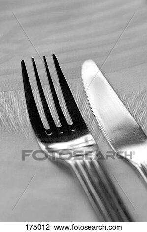 A knife and fork View Large Photo Image Stock Image - A knife and fork. Fotosearch