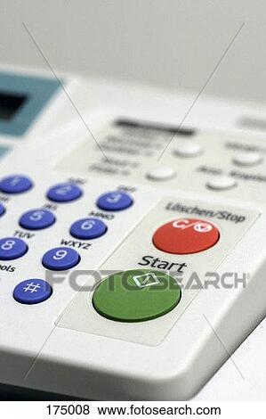 The start button on a fax machine View Large Photo Image Stock Photo - The start button on a fax machine. Fotosearch