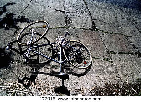 Upside down bicycle View Large Photo Image Stock Photograph - Upside down bicycle. Fotosearch