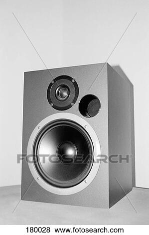 Stock Photo - Silver speaker. Fotosearch