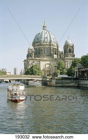 Berliner Dome over water, Berlin, Germany View Large Photo Image Stock Image - Berliner Dome over water, Berlin, Germany. Fotosearch