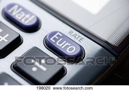 A close up of a Euro button on a calculator View Large Photo Image Stock Image - A close up of a Euro button on a calculator. Fotosearch