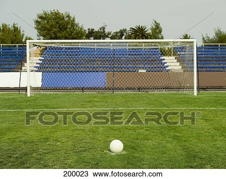 A soccer ball on the penalty marker in front of a goal View Large Photo Image Stock Image - A soccer ball on the penalty marker in front of a goal. Fotosearch