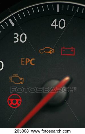 Stock Photo - Close-up of car speedometer. Fotosearch