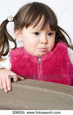 A little girl pouting View Large Photo Image Stock Photography - A little girl pouting. Fotosearch