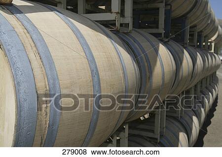 Barrels of wine View Large Photo Image Stock Photo - Barrels of wine. Fotosearch