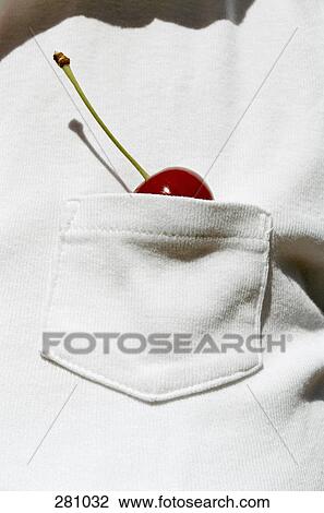 Man with a cherry in his shirt pocket View Large Photo Image Stock Image - Man with a cherry in his shirt pocket. Fotosearch