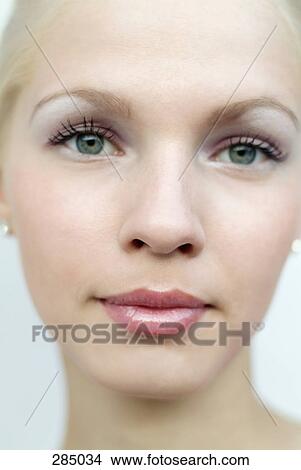 Close up of woman’s face View Large Photo Image Picture - Close up of woman’s face. Fotosearch