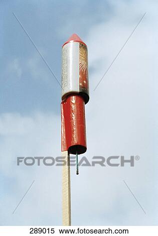 Bottle rocket aimed at sky View Large Photo Image Stock Photography - Bottle rocket aimed at sky. Fotosearch