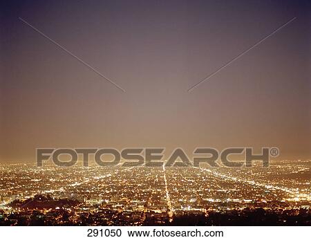 Cityscape at night View Large Photo Image Stock Image - Cityscape at night. Fotosearch