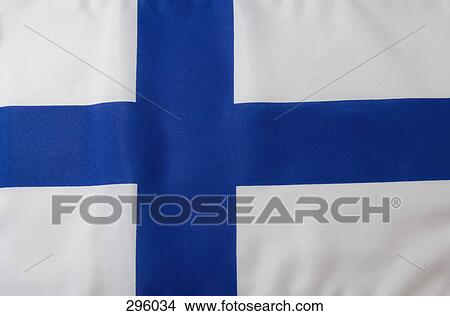 Finnish Flag View Large Photo Image Picture - Finnish Flag. Fotosearch
