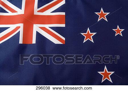 Stock Photo - Flag of New Zealand. Fotosearch