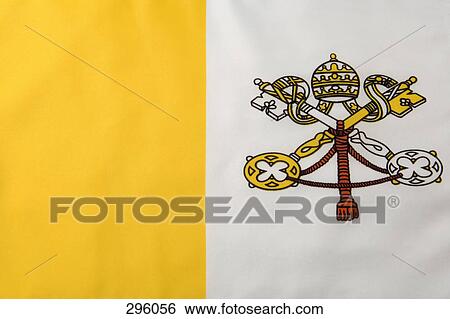 Flag of the Vatican View Large Photo Image Stock Photograph - Flag of the Vatican. Fotosearch