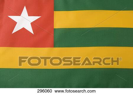 Stock Image - Flag of Togo. Fotosearch