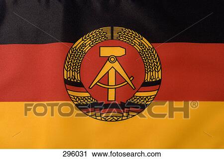 German Democratic Republic Flag View Large Photo Image Stock Image - German Democratic Republic Flag. Fotosearch