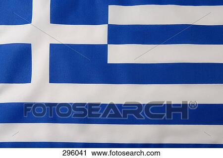 Stock Image - Greek Flag. Fotosearch