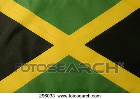 Jamaican Flag View Large Photo Image Stock Image - Jamaican Flag. Fotosearch