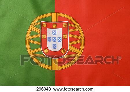 Stock Image - Portuguese Flag. Fotosearch