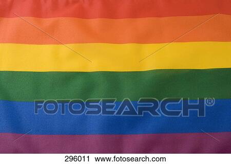 Stock Image - Rainbow Flag. Fotosearch
