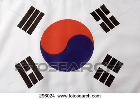South Korean Flag View Large Photo Image Picture - South Korean Flag. Fotosearch