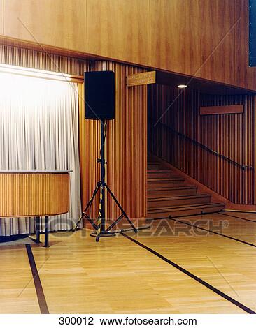 Radio station with wooden lobby View Large Photo Image Stock Image - Radio station with wooden lobby. Fotosearch
