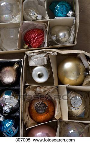 A box of Christmas ornaments View Large Photo Image Stock Photography - A box of Christmas ornaments. Fotosearch