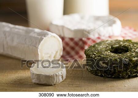 Close-up of cheeses View Large Photo Image Stock Image - Close-up of cheeses. Fotosearch