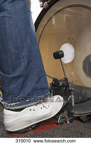 Close-up of drummer’s foot and bass drum View Large Photo Image Stock Image - Close-up of drummer’s foot and bass drum. Fotosearch