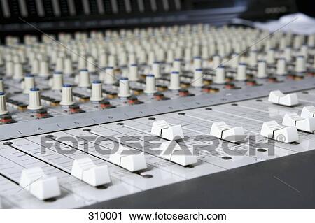 Sound mixer in recording studio View Large Photo Image Stock Image - Sound mixer in recording studio. Fotosearch